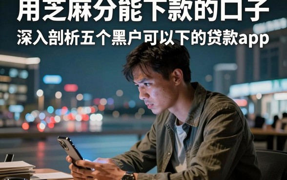 用芝麻分能下款的口子，深入剖析五个黑户可以下的贷款app