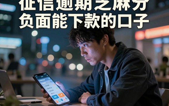 征信逾期芝麻分负面能下款的口子，整理五个网黑全拒能下款的口子