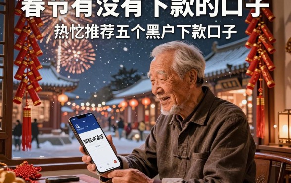 春节有没有下款的口子，热忱推荐五个黑户下款口子