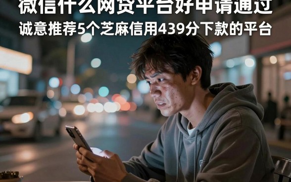 微信什么网贷平台好申请通过，诚意推荐5个芝麻信用439分下款的平台