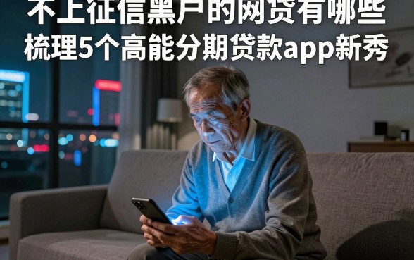 不上征信黑户的网贷有哪些,梳理5个高能分期贷款app新秀