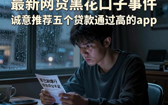 最新网贷黑花口子事件，诚意推荐五个贷款通过高的app