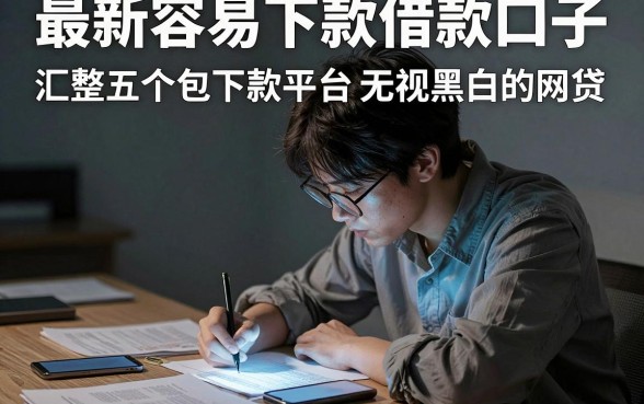 最新容易下款借款口子，汇整五个包下款平台无视黑白的网贷