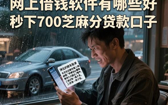 网上借钱软件有哪些好，胪列5个秒下700芝麻分贷款口子