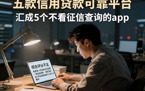 五款信用贷款可靠平台,汇总5个不看征信查询的app