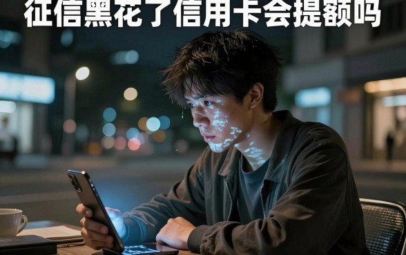征信黑花了信用卡会提额吗，陈列5个18岁必下款的网贷软件