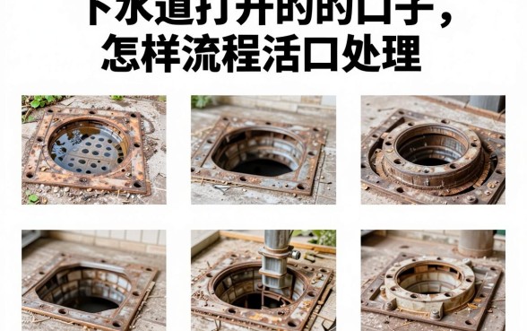 下水道打开的口子怎样流程活口处理,理出五个今年放水的网贷口子