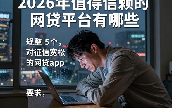 2026年值得信赖的网贷平台有哪些,规整5个对征信宽松的网贷app