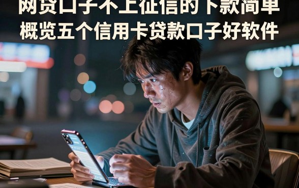 网贷口子不上征信的下款简单,概览五个信用卡贷款口子好软件