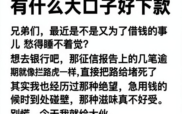 有什么大口子好下款,详细阐述五个黑户下款app