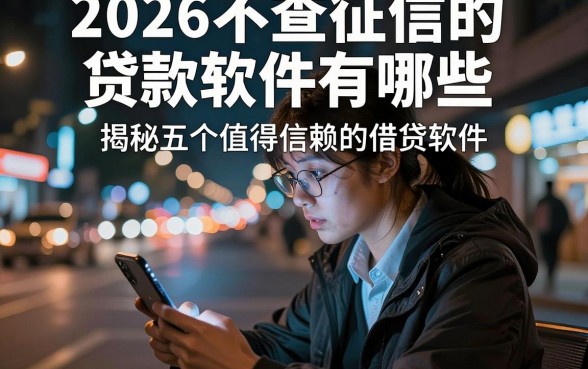 2026不查征信的贷款软件有哪些,揭秘五个值得信赖的借贷软件