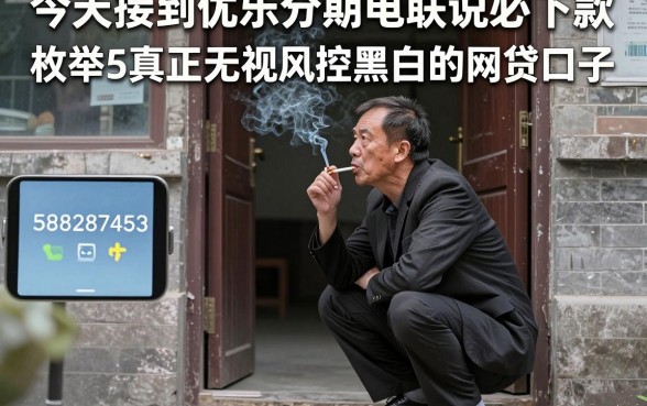 今天接到优乐分期电联说必下款,枚举5个真正无视风控黑白的网贷口子