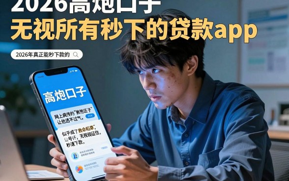 2026高炮口子无视所有秒下的贷款app，详细阐述5个新上线贷款平台门槛低软件