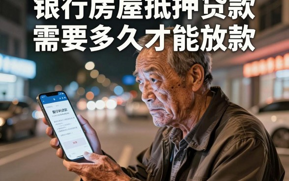 银行房屋抵押贷款需要多久才能放款，热忱推荐五个贷款好做不看征信的软件
