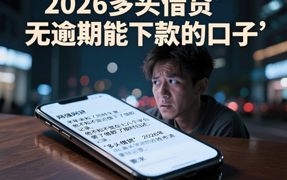 2026多头借贷无逾期能下款的口子，筛选5个利息低的网贷平台