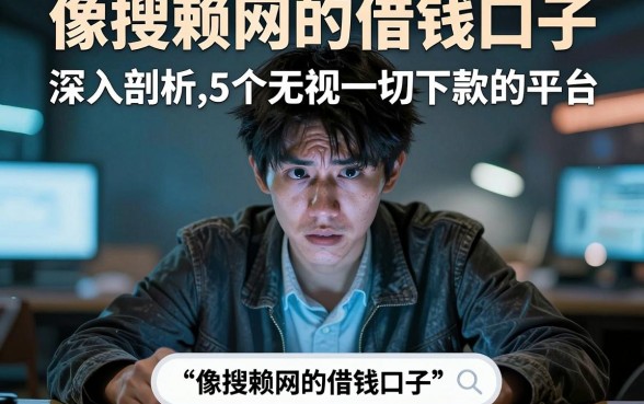 像搜赖网的借钱口子，深入剖析5个无视一切下款的平台