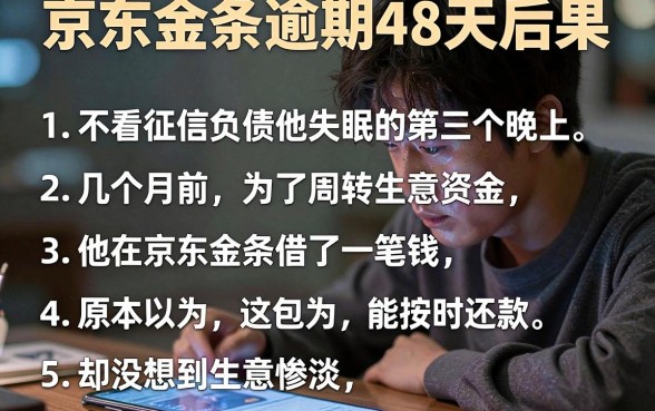 京东金条逾期48天后果，条列5个不看征信负债的网贷百分百下款平台