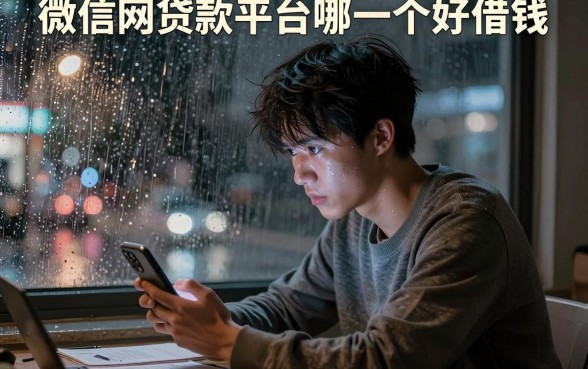 微信网贷款平台哪一个好借钱，遴选5个手机上可以借钱的软件