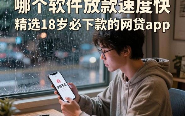哪个软件放款速度快,精选五个18岁必下款的网贷app