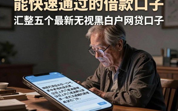 能快速通过的借款口子,汇整五个最新无视黑白户网贷口子