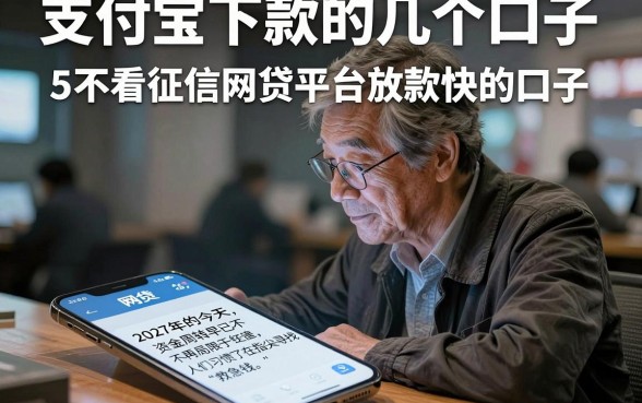 支付宝下款的几个口子,概括5个不看征信网贷平台放款快的口子