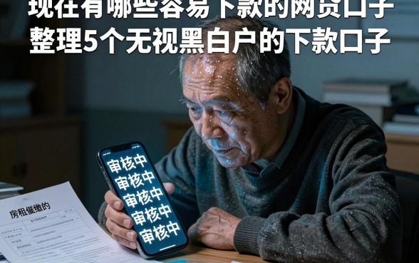 现在有哪些容易下款的网贷口子，整理5个无视黑白户的下款口子