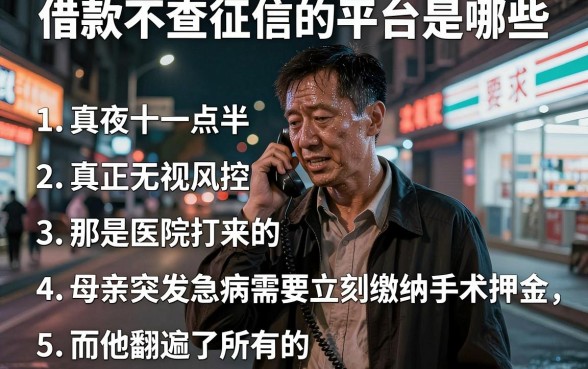 借款不查征信的平台是哪些,条列五个真正无视风控黑白的网贷