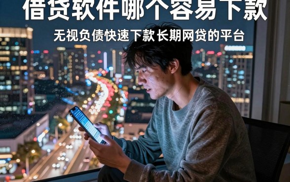 借贷软件哪个容易下款,筛选五个无视负债快速下款长期网贷的平台