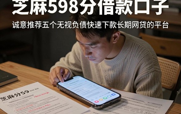 芝麻598分借款口子,诚意推荐五个无视负债快速下款长期网贷的平台