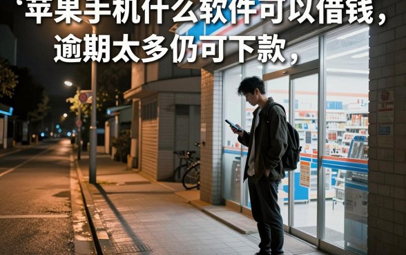 苹果手机什么软件可以借钱,规整五个逾期太多仍可下款的软件