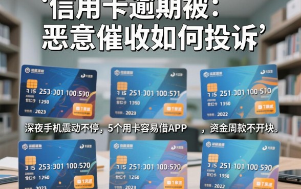 信用卡逾期被恶意催收如何投诉,枚举5个APP容易借款1万块的平台