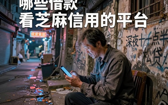 哪些借款是看芝麻信用的平台,陈列5个急用小钱不求征信流水轻松贷的app