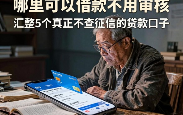 哪里可以借款不用审核，汇整5个真正不查征信的贷款口子