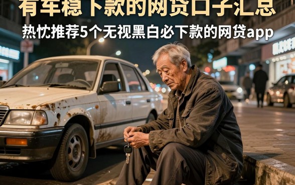 有车稳下款的网贷口子汇总,热忱推荐5个无视黑白必下款的网贷app