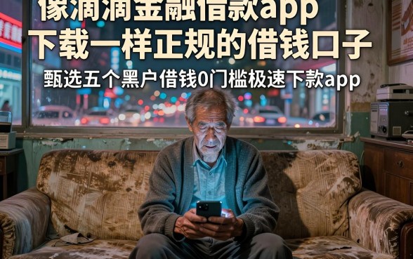 像滴滴金融借款app下载一样正规的借钱口子，甄选五个黑户借钱0门槛极速下款app