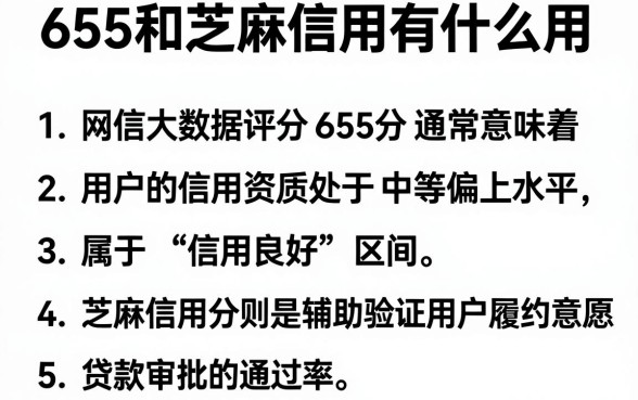 655和芝麻信用有什么用，罗列5个简单容易贷款app