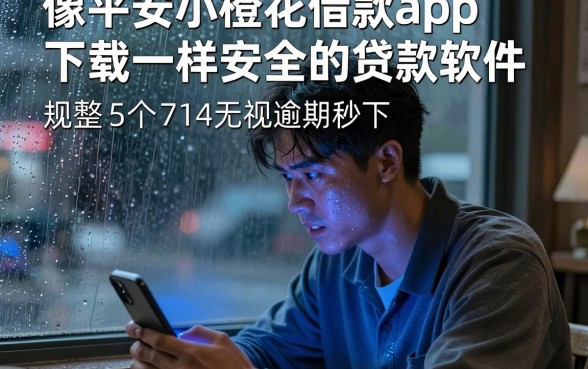 像平安小橙花借款app下载一样安全的贷款软件,规整5个714无视逾期秒下的软件