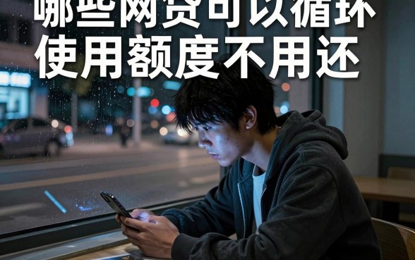 哪些网贷可以循环使用额度不用还，规整5个低门槛不查征信的软件