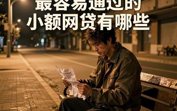 最容易通过的小额网贷有哪些,归集五个网黑夜间可下款的口子