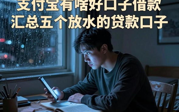 支付宝有啥好口子借款,汇总五个放水的贷款口子