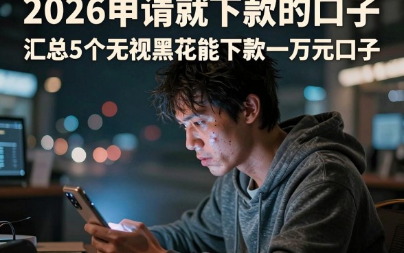 2026申请就下款的口子,汇总5个无视黑花能下款一万元口子