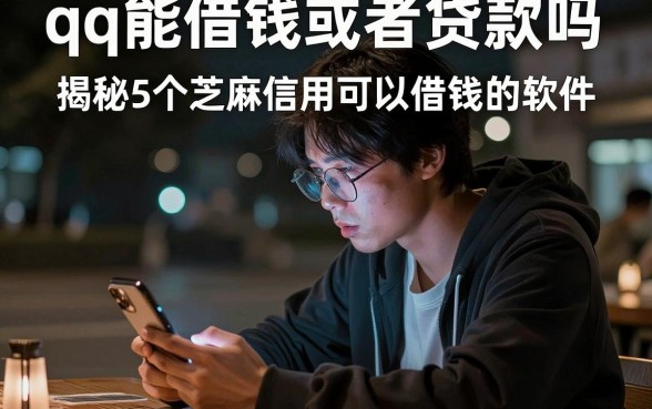 qq能借钱或者贷款吗，揭秘5个芝麻信用可以借钱的软件