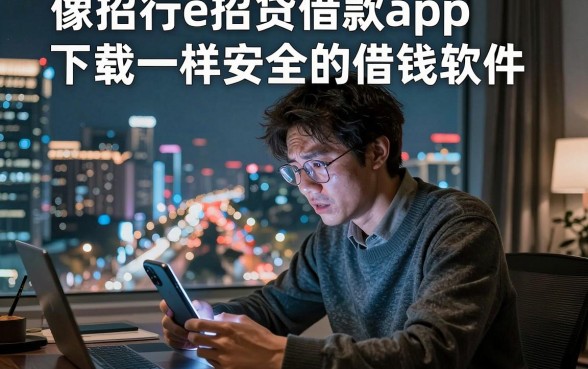 像招行e招贷借款app下载一样安全的借钱软件，罗列五个黑户可以做大额贷款软件