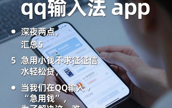 qq输入法 app,汇总5个急用小钱不求征信流水轻松贷的口子