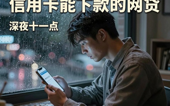 信用卡能下款的网贷，细致阐述五个黑征信也能贷款的网贷软件