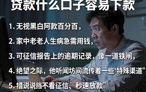 贷款什么口子容易下款，条列五个无视黑白百分百下款的借款平台
