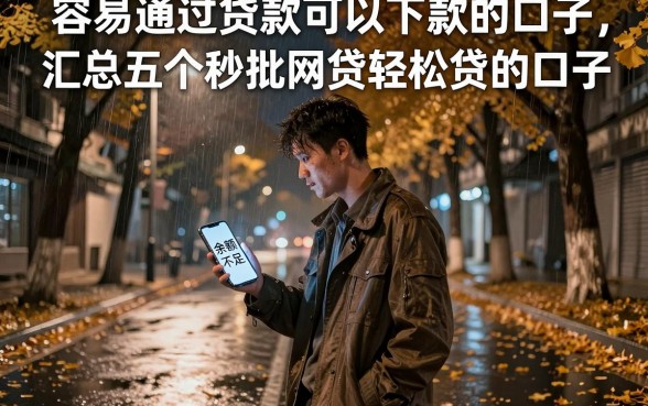 容易通过贷款可以下款的口子，汇总五个秒批网贷轻松贷的口子