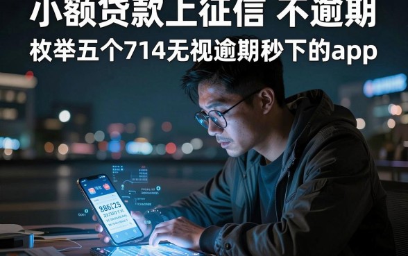 小额贷款上征信 不逾期，枚举五个714无视逾期秒下的app