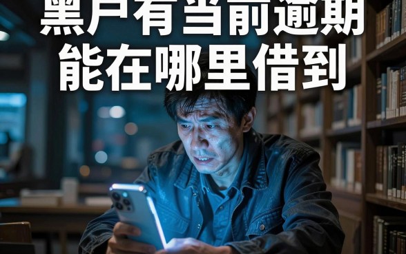 黑户有当前逾期,能在哪里借到,理出五个失信人员可以借钱的网贷平台