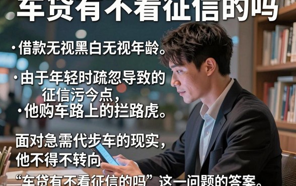 车贷有不看征信的吗,详尽说明五个借款无视黑白无视年龄100%秒过app